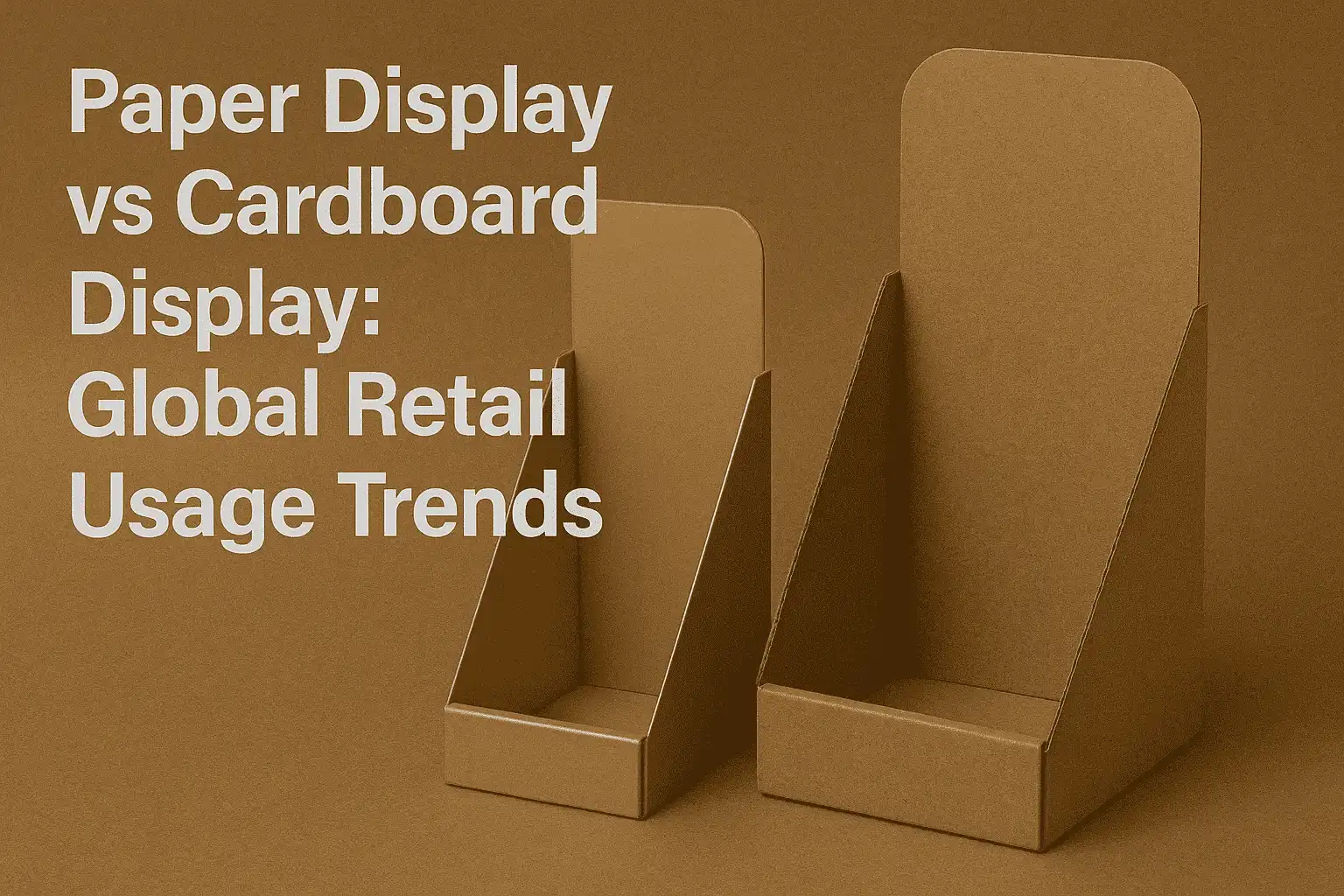 Paper Display vs Cardboard Display: Global Retail Usage Trends
